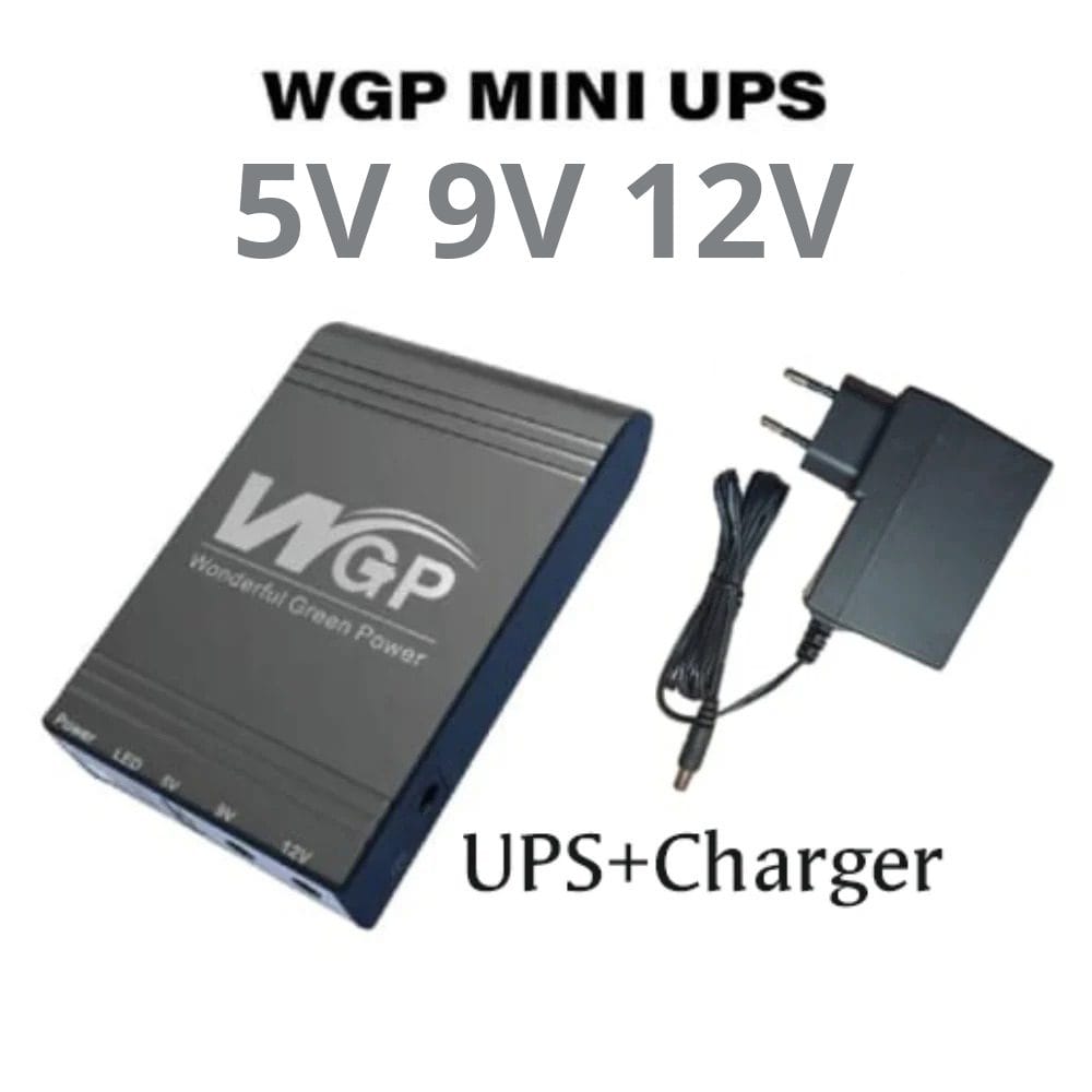 WGP Mini UPS 10400 mAh DC UPS including Charger for Onu, CCTV & Router